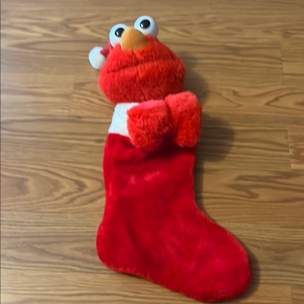 Red Elmo Christmas Stocking
